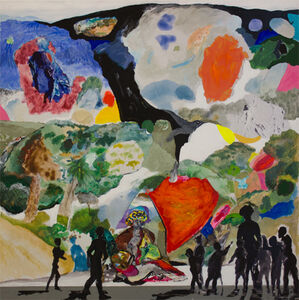 Carlos Franco, ‘Niños visitando el gran cuadro de Carlos Franco en el Museo Waldorffer’, 2016-2017