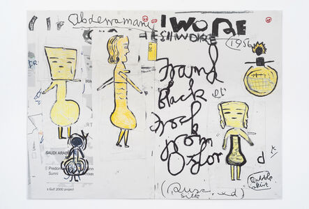 Rose Wylie, ‘Clothes I wore’, 2019