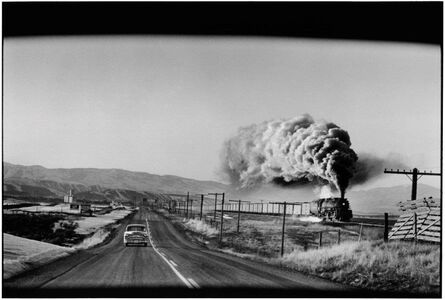 Elliott Erwitt, ‘Train & Car , Wyoming’, 1954