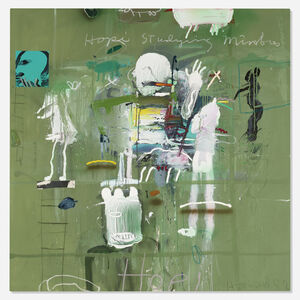 James Havard, ‘Hopi Studying Mimbres’, 1988