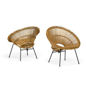 Janine Abraham Attr., ‘Pair of lounge chairs, France/The Netherlands’, 1950s