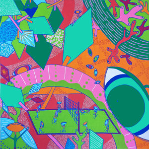 Bonnie Lior, ‘Le volley-ball’, 2022