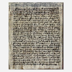 George Deem, ‘Paragraph (Black)’, 1961