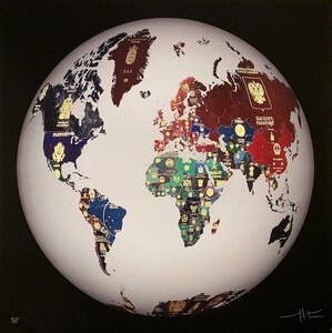 Yanko Tihov, ‘World Passport Globe’, 2020