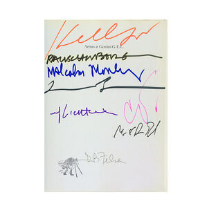 "25 Years Studio",  1993, SIGNED by the BIG-8 Contemporary Artists, Gemini G.E.L.