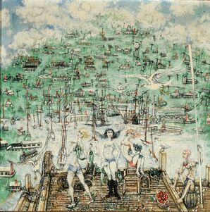 Philip Evergood, ‘Judgement of Paris’, ca. 1950