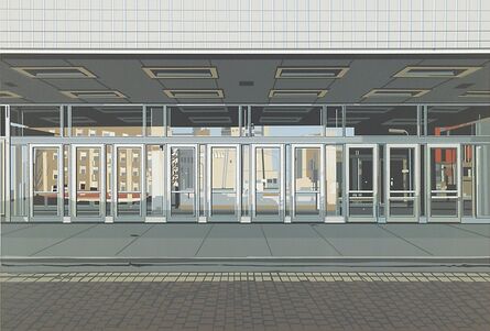Richard Estes, ‘Ten Doors No. 1 from Urban Landscapes: 1972’, 1972