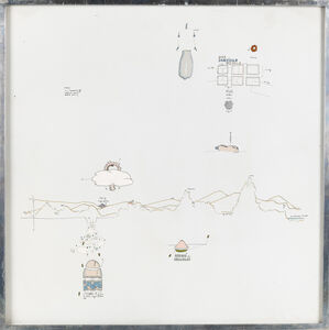 Gianfranco Baruchello, ‘Egli prende il tempo come strumento di azione’, 1971