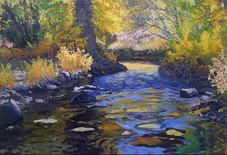 Sheila Gardner, ‘Sky in the Creek (Bigwood, Fox Creek)’, 2004