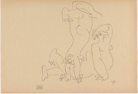 Sadequain, ‘Untitled (Dancing Nudes)’, Circa 1962
