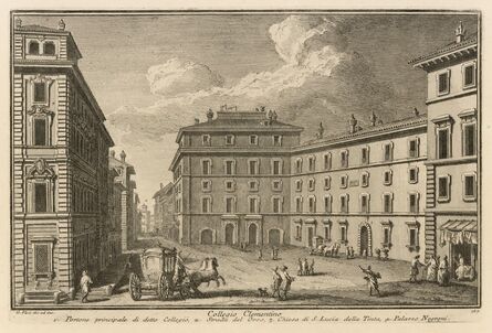 Giuseppe Vasi, ‘Collegio Clementino’, 1747-1801
