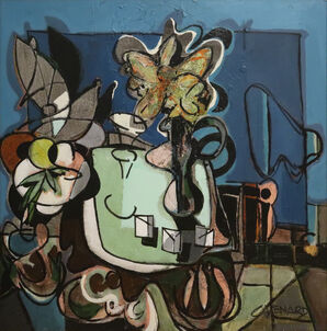 Claude Venard, ‘Composition aux fleurs’, 1970-1980