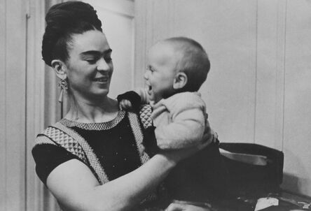 Lucienne Bloch, ‘Frida with her Godson’, 1938
