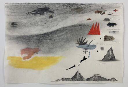 Robyn O'Neil, ‘Skyscape (Made from the Shapes of Bill Traylor)’, 2020
