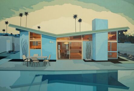 Andy Burgess, ‘Butterfly House with Pool, Palm Springs’, 2015