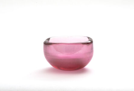 Carlo Scarpa, ‘velati Sommerso bowl in rose light iridised’, ca. 1940
