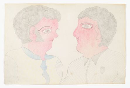 Inez Nathaniel Walker, ‘Untitled (Two Heads)’, ca. 1975