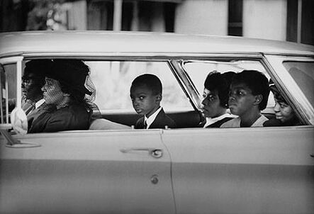 Bill Eppridge, ‘The Chaney family as they depart for the burial of James Chaney, Meridian, Mississippi, August 7, 1964 ’, 1964