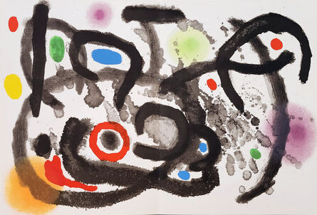 Joan Miró, ‘Lithographier Originale (one plate from Ceramique Murale pour Harvard)’, 1961
