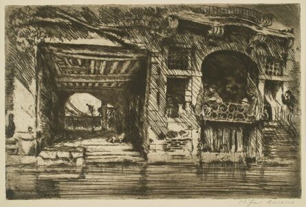 Clifford Isaac Addams, ‘Venice, Gondolier Cafe # 3’, ca. 1914