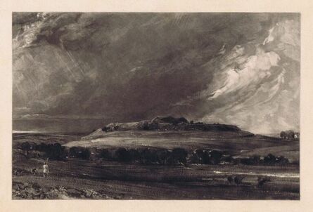 John Constable, ‘Old Sarum (Mound of the City Of Old Sarum - Thunder Clouds)’, 1829