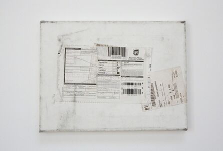 Karin Sander, ‘Mailed Painting 3  Berlin - Madrid - Berlin - Düsseldorf - Berlin - München - Siegen - Berlin - Madrid’, 2005