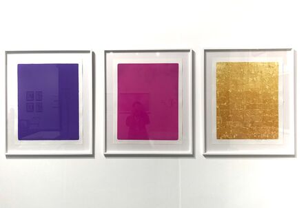 Yves Klein, ‘Triptych  : Blue Monochrome ikB 067 (1959) + Monogold 8 (1962) + Monopink 19 (1962)’, 2020