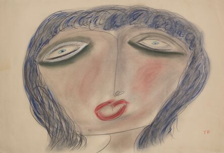 Thornton Dial, ‘Untitled (Face) ’, ca. 1990's