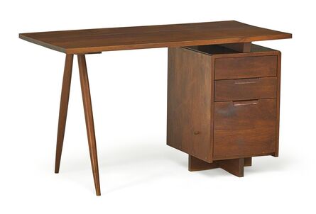 George Nakashima, ‘Early Single Pedestal Desk’, 1952
