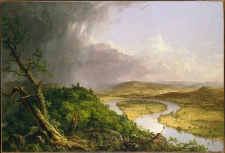 Thomas Cole, ‘View from Mount Holyoke, Northampton, Massachusetts, after a Thunderstorm—The Oxbow’, 1836