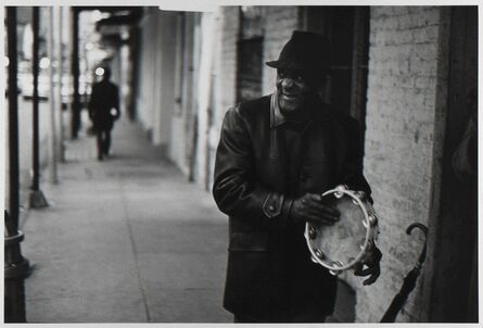 Leonard Freed, ‘Tamborine player, New Orleans, LA ’, 1965