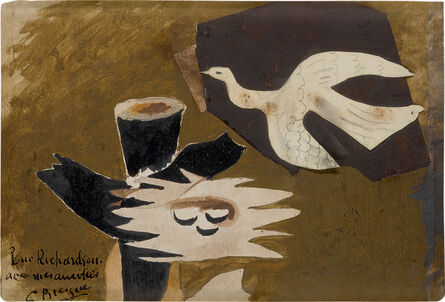 Georges Braque, ‘L'Oiseau volant vers son nid’, 1955
