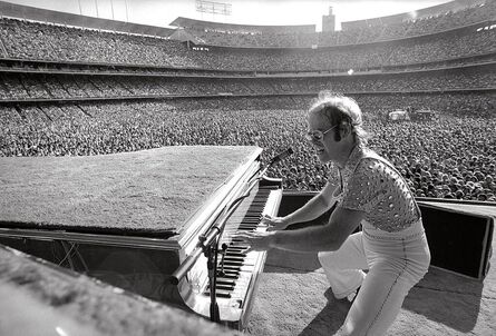 Terry O'Neill, ‘Elton John, Dodger Stadium, Los Angeles ’, 1975