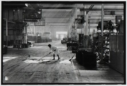 Leonard Freed, ‘Factory floor sweeper Hungary’, 1985