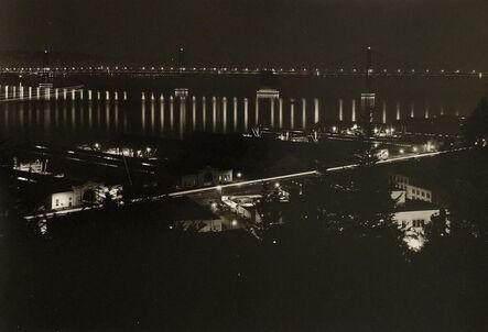 Max Yavno, ‘Untitled [Bay Bridge at Night from San Francisco]’, 1947