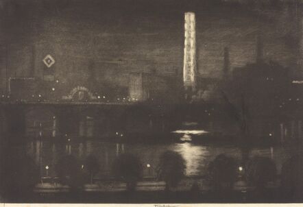 Joseph Pennell, ‘London Night, Whiskey and Tea’, 1909