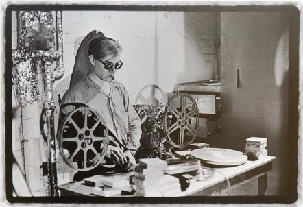William John Kennedy, ‘Andy Warhol Editing Film - 1964’, Printed between 2010-2012