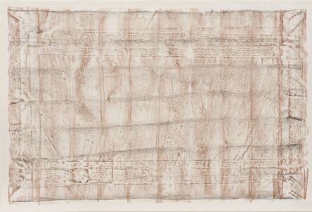 Robert Overby, ‘Brown and Black Rubbings, no. 3, from the New York Color Rubbings series’, 1972