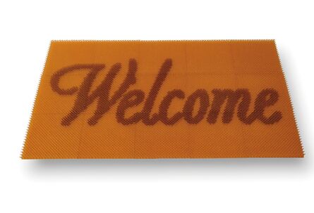 Do Ho Suh, ‘Doormat: Welcome (Amber)’, 2000