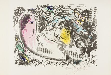 Marc Chagall, ‘Derrière le Miroir No.182 (Cramer 81)’, 1969