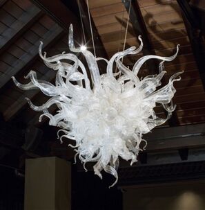 Dale Chihuly, ‘Dale Chihuly Chandelier 4.5' x 8' Emery Gilded Pearl Chandelier Includes Installation’, 1995-2005