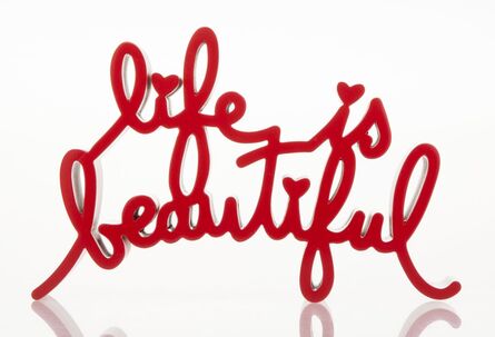 Mr. Brainwash, ‘Life is Beautiful (Red)’, 2015