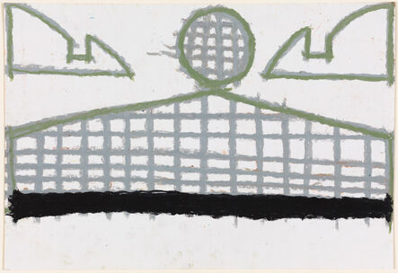 Evelyn Reyes, ‘Fence with Sandwich, Gray’, 2002