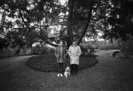 Henry Horenstein, ‘Mom, Chammie, and Dad, Backyard, Newton, MA’, 1970