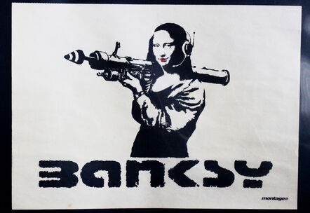 After Banksy, ‘Mona Bazooka (rare 2002 poster by Banksy for Japanese brand Montage)’, 2002