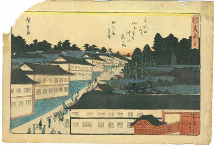 Utagawa Hiroshige (Andō Hiroshige), ‘Kasumigaseki Nokei’, 1840