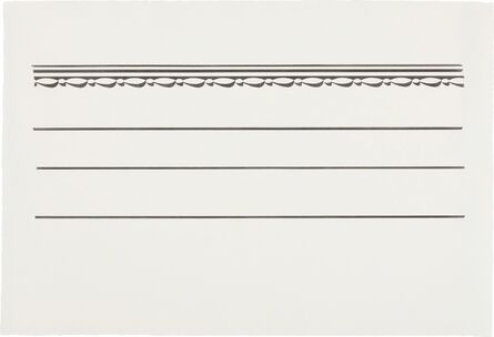 Roy Lichtenstein, ‘Entablature #6’, 1971