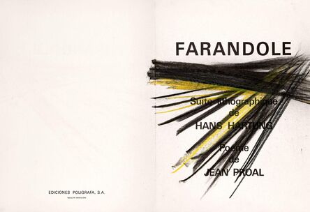 Hans Hartung, ‘Farandole. With one original pastel drawing’, 1971