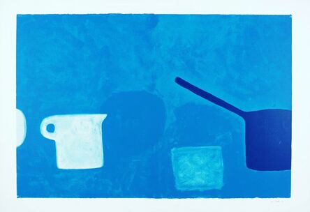 William Scott (1913-1989), ‘Cup and Pan Blues (1970) (signed)’, 1970