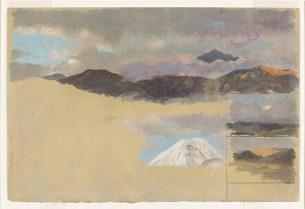 Frederic Edwin Church, ‘Studies of Mount Chimborazo, Ecuador’, 1857